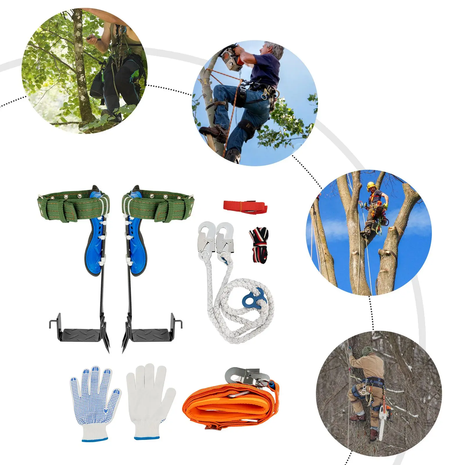 Kit escalade arbre 100 kg sécurisé – Image 12