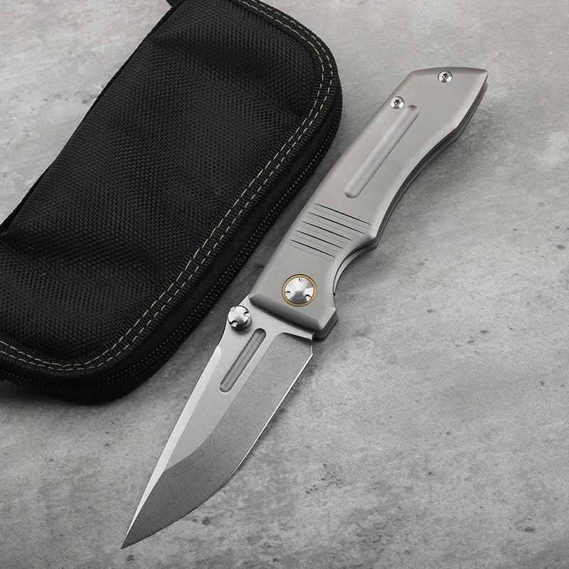 Couteau pliant Damas VG10 titane – Image 7