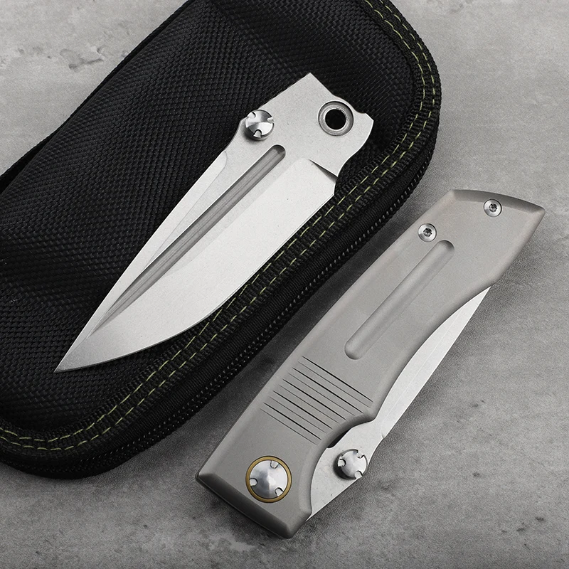 Couteau pliant Damas VG10 titane – Image 8