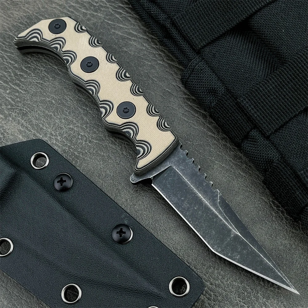 Couteau fixe 7Cr13MoV G10 19,7 cm – Image 10