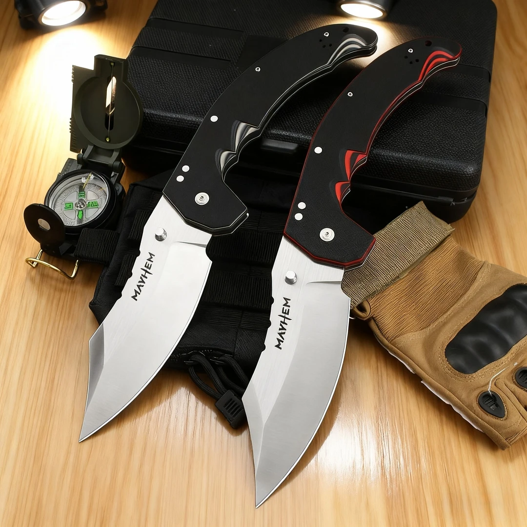 Couteau pliant outdoor 21 cm – Camping – Image 2