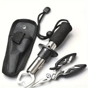 Pince pêche inox EVA avec cordon – Outdoor