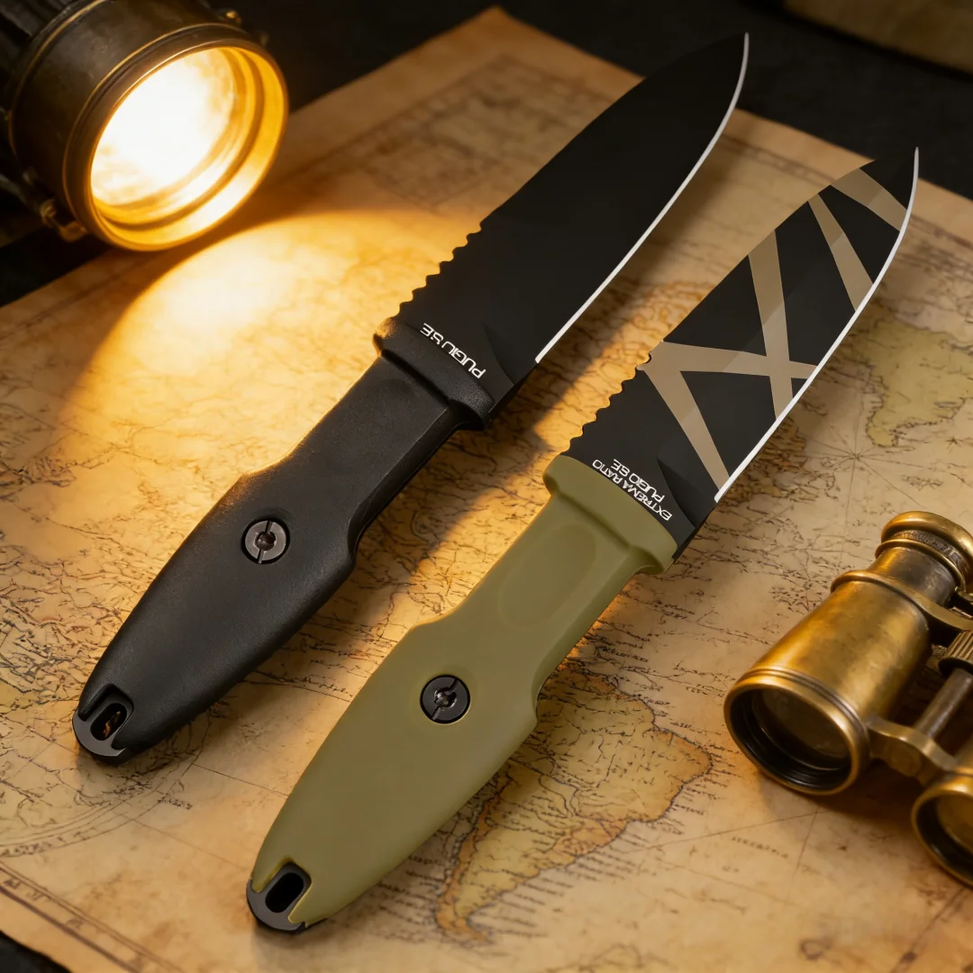 Couteau outdoor lame fixe 21 cm – Image 10