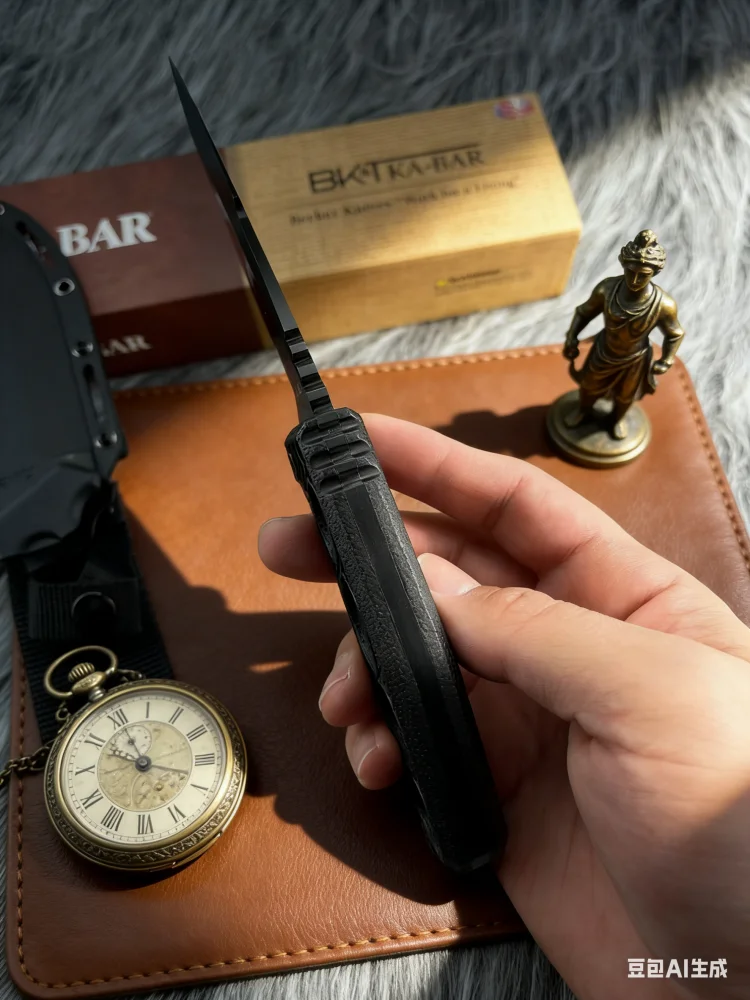 Couteau lame fixe 20 cm camping – Image 9