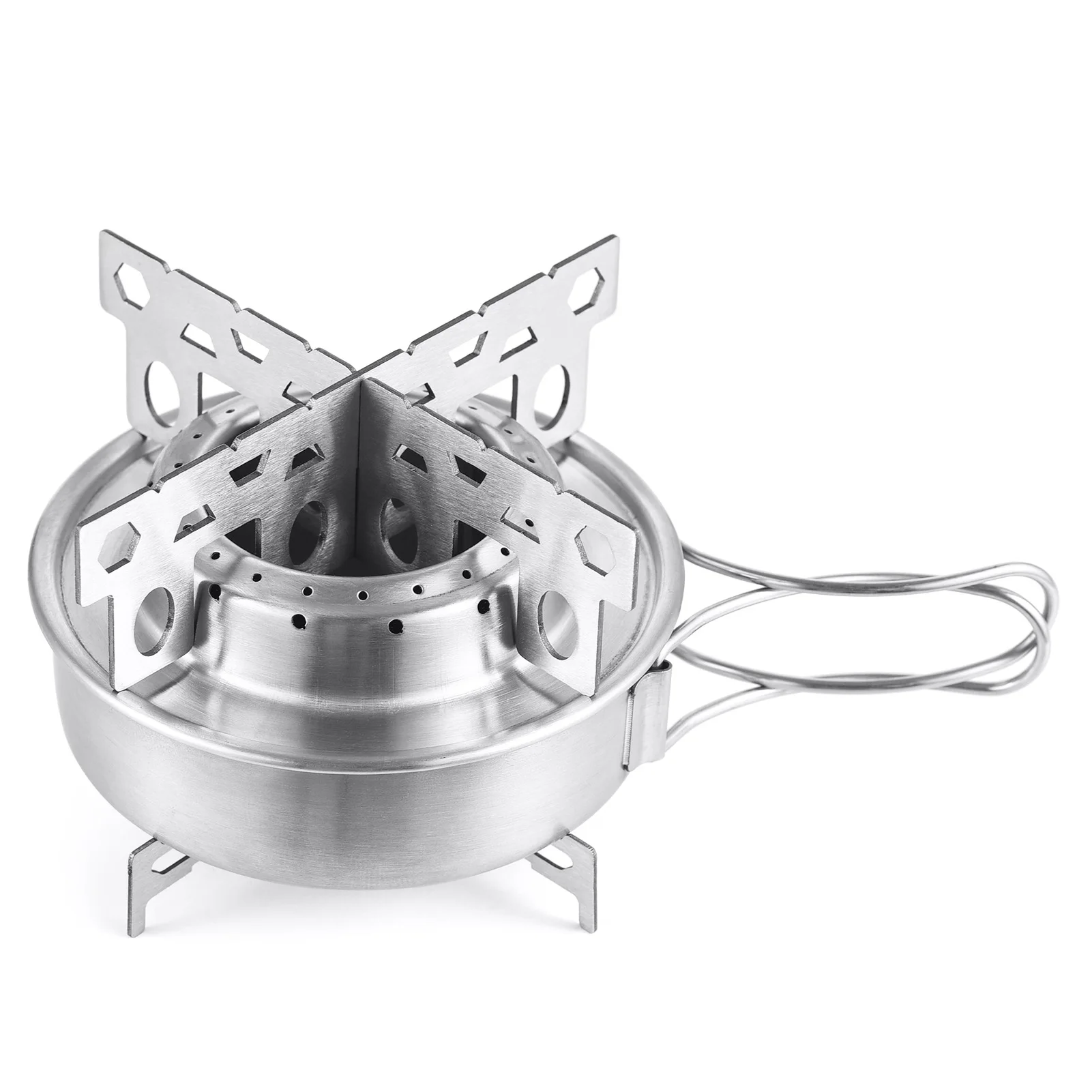 Réchaud alcool compact inox camping – Image 12