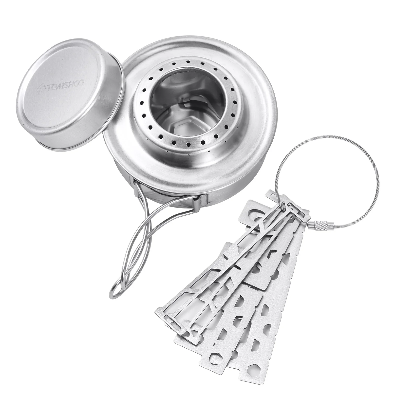 Réchaud alcool compact inox camping – Image 7