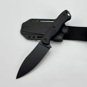 Couteau bushcraft D2 lame fixe camping survie