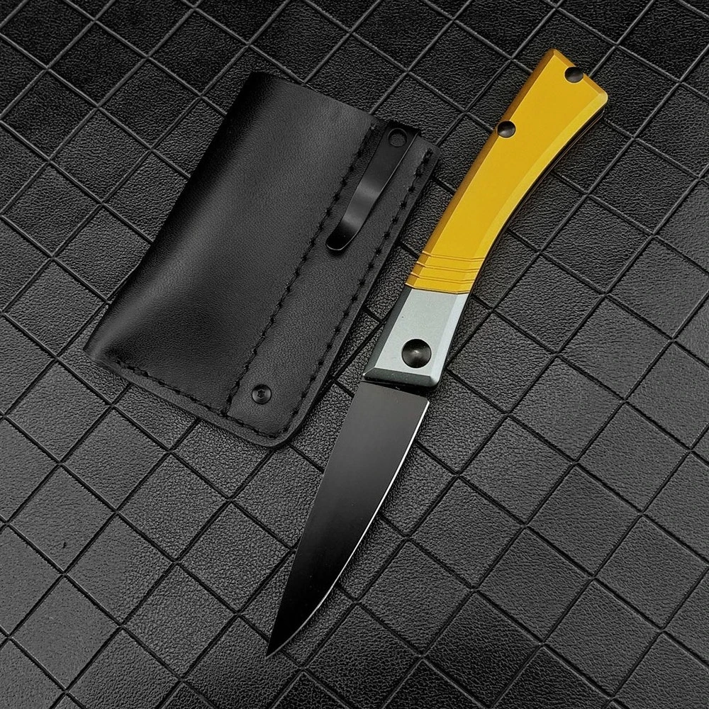 Couteau pliant EDC D2 aluminium camping bushcraft – Image 8