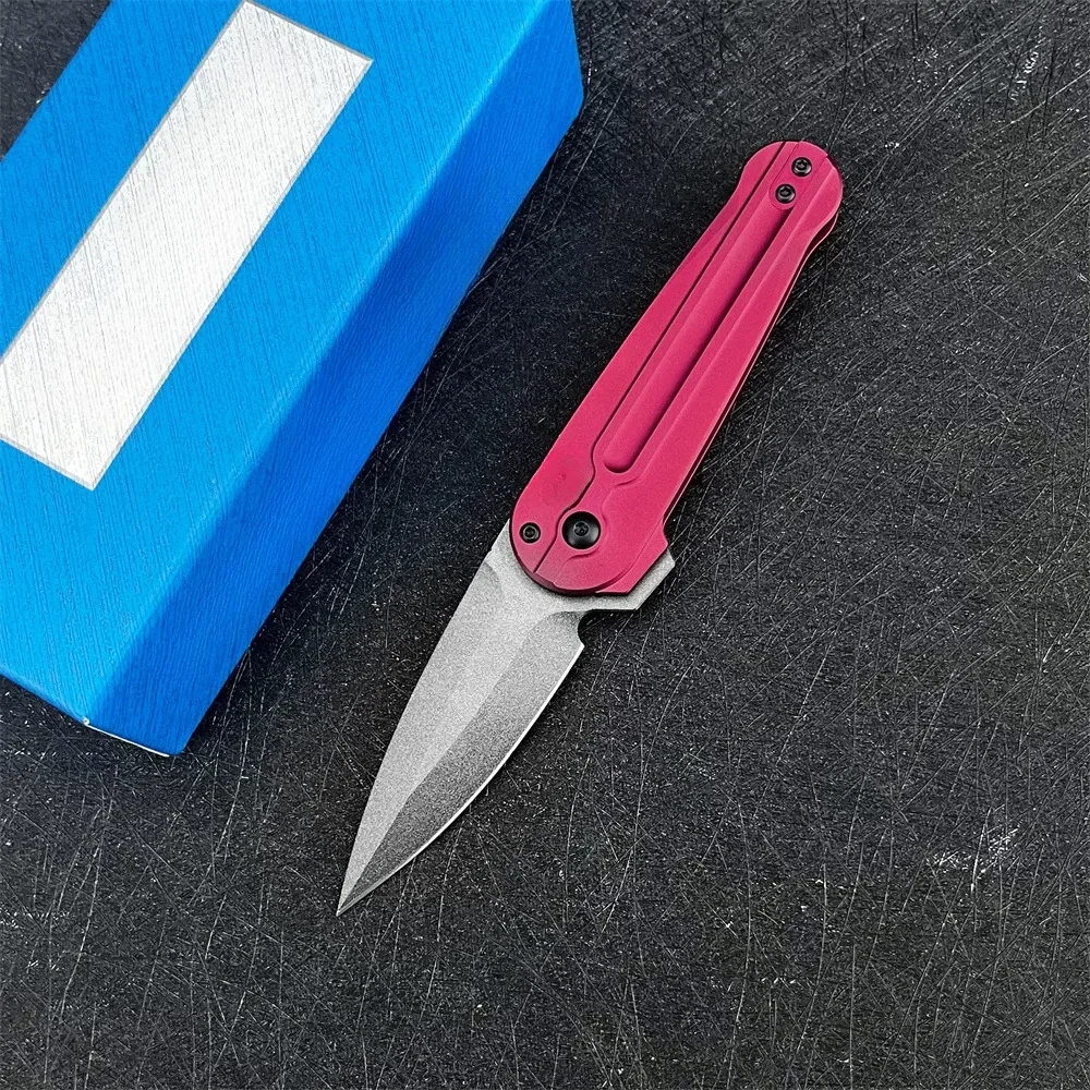 Couteau pliant D2 aluminium 17 cm EDC camping – Image 8