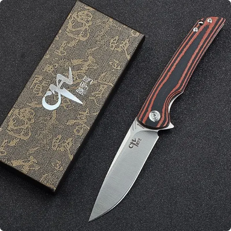 Couteau pliant D2 micarta 21,2 cm EDC camping – Image 11