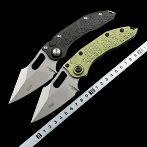 Couteau pliant D2 aluminium 21,6 cm EDC camping