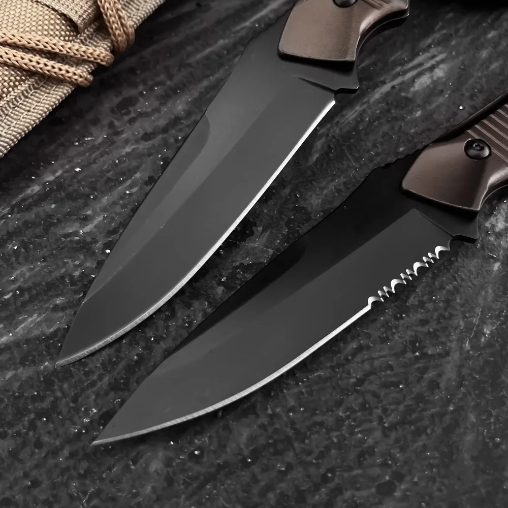 Couteau bushcraft 440C lame fixe camping survie – Image 3