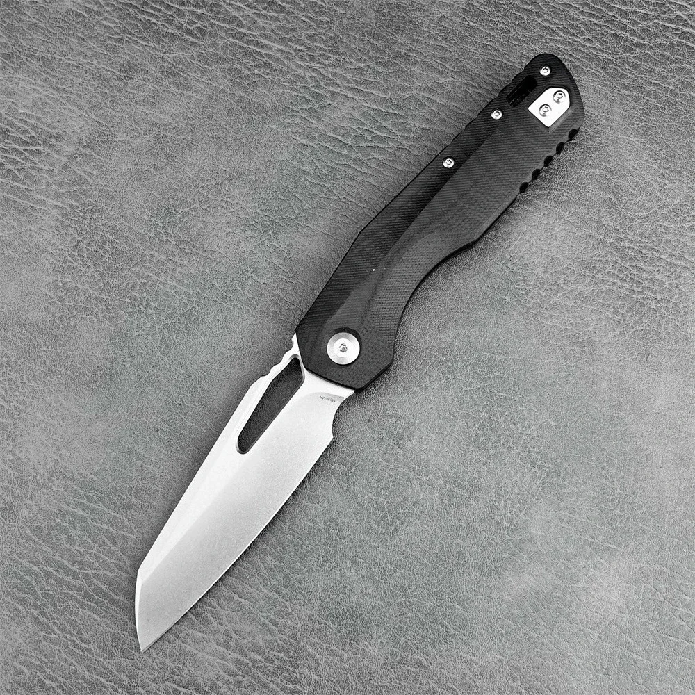 Couteau pliant M390MK 22 cm manche G10 camping – Image 9