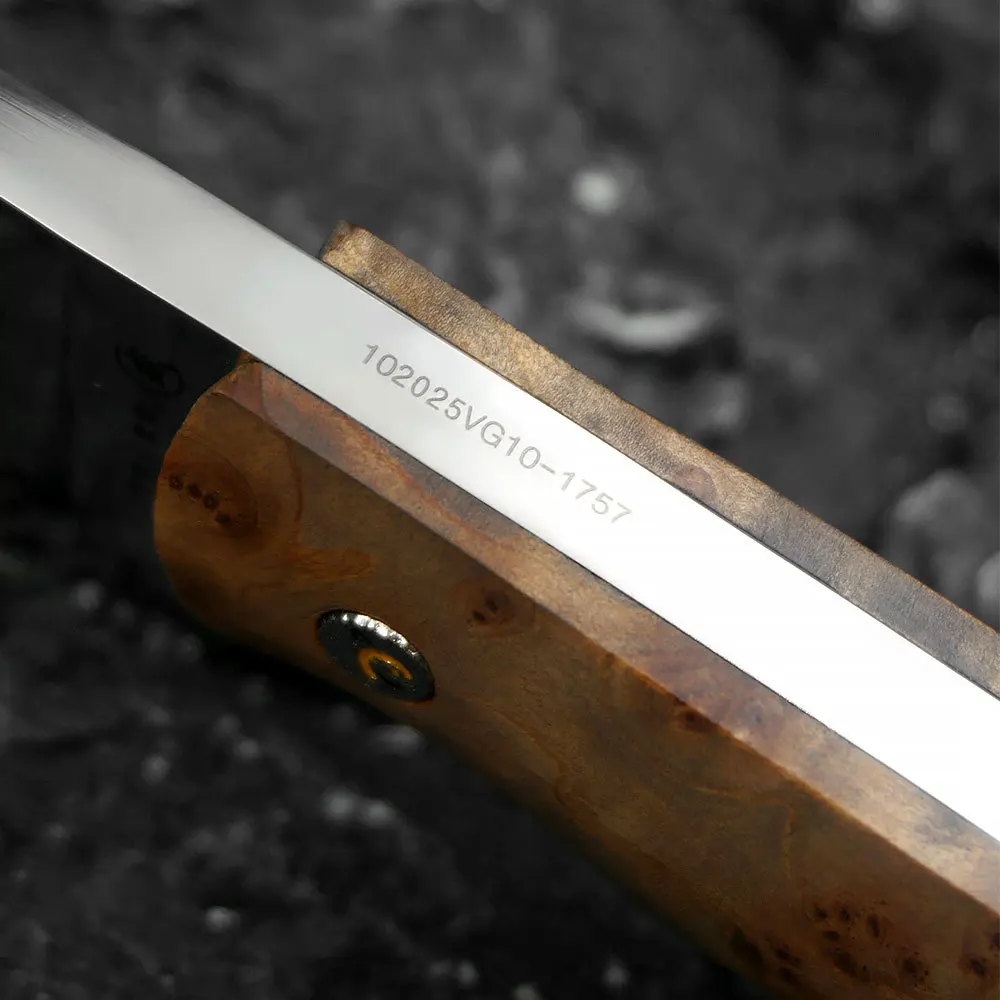 Couteau fixe VG10 7,5 mm bushcraft – Image 9