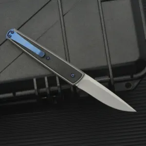 Couteau pliant EDC 8Cr13MoV G10 compact camping