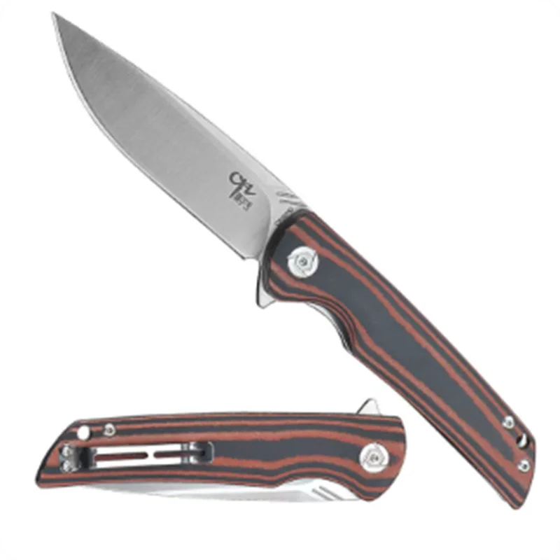Couteau pliant D2 micarta 21,2 cm EDC camping – Image 12