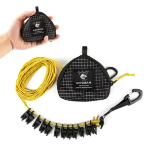 Corde à linge extérieure réglable 7 m camping bivouac