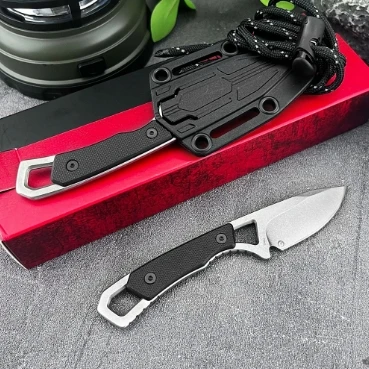 Mini couteau fixe EDC 12,3 cm camping randonnée – Image 8