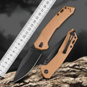 Couteau pliant CPM-M4 G10 titane tactique camping EDC