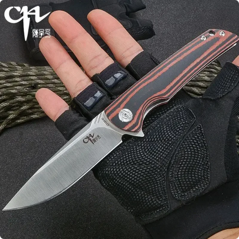 Couteau pliant D2 micarta 21,2 cm EDC camping – Image 9