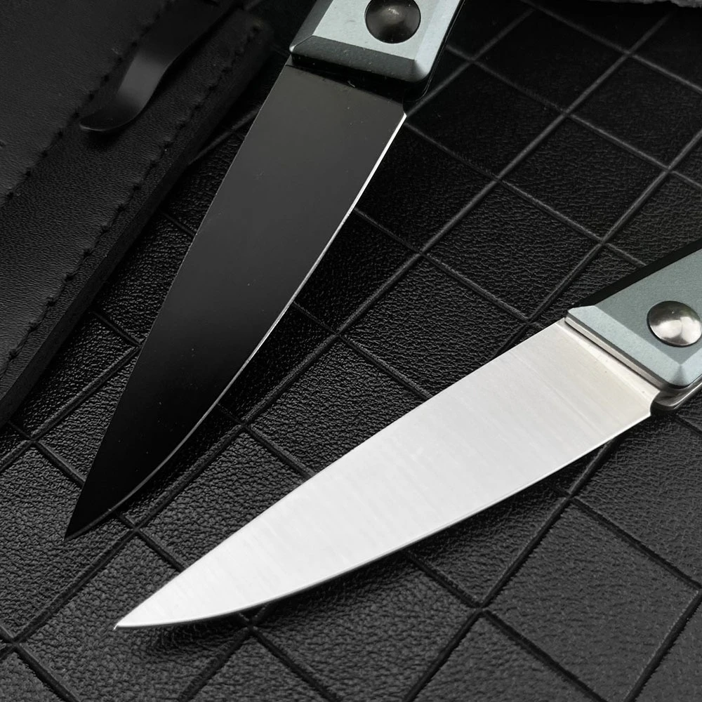 Couteau pliant EDC D2 aluminium camping bushcraft – Image 2