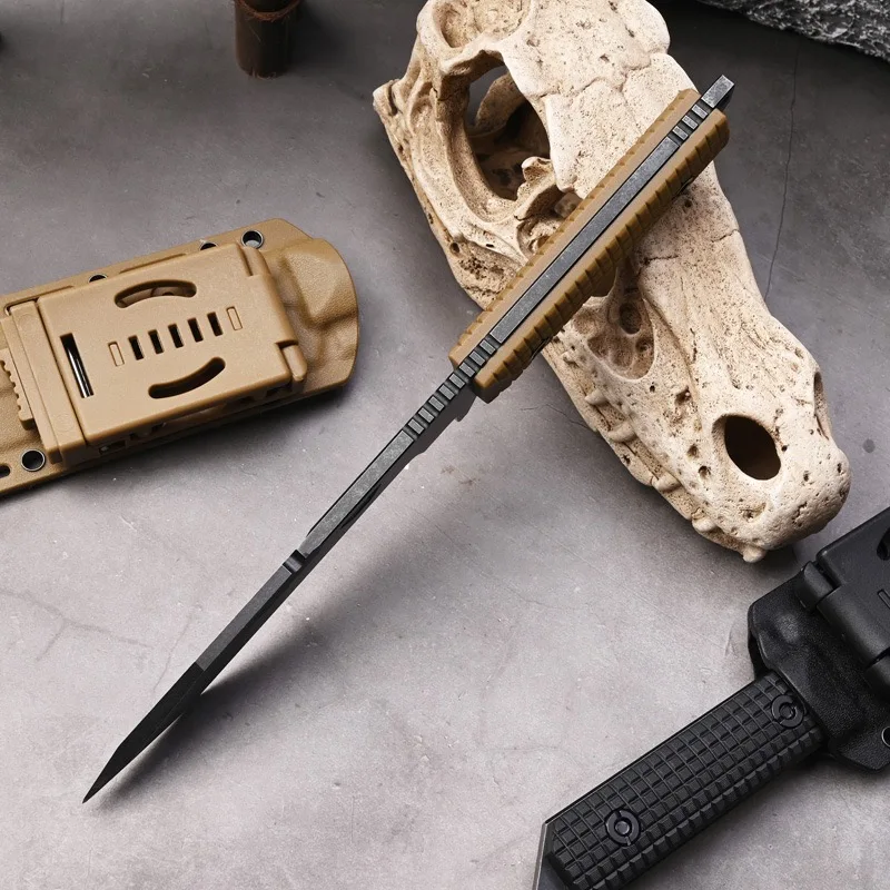 Couteau de poche compact acier inox EDC camping – Image 12