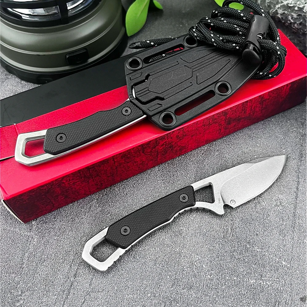 Mini couteau fixe EDC 12,3 cm camping randonnée – Image 3