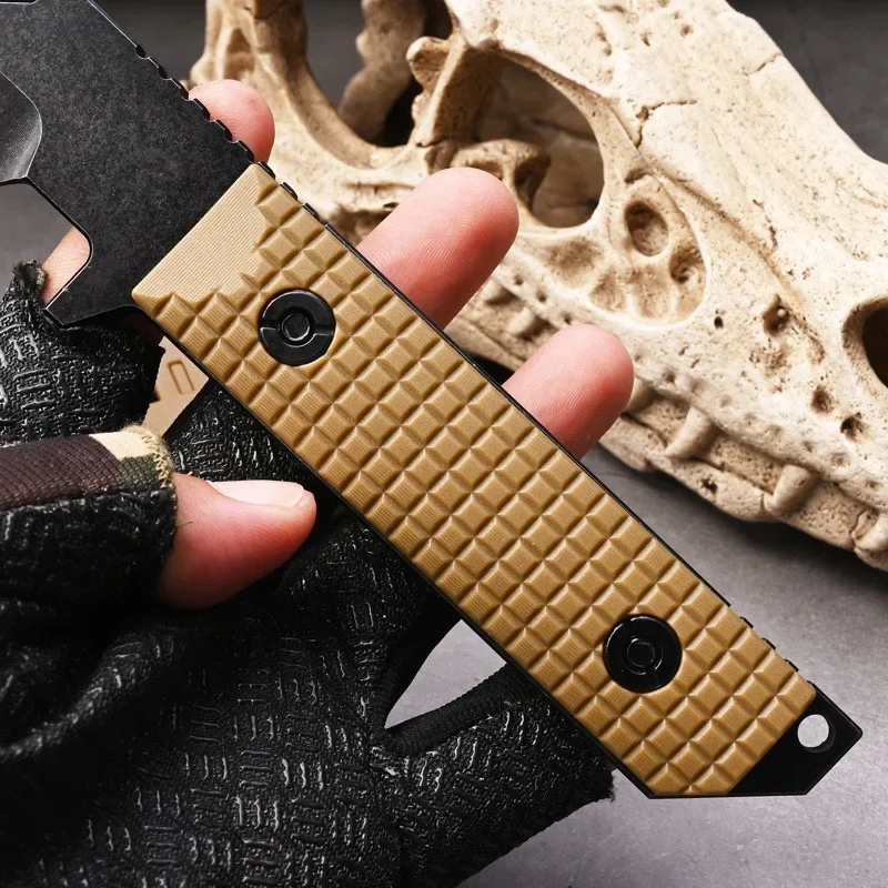 Couteau de poche compact acier inox EDC camping – Image 15