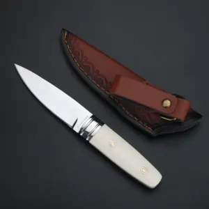 Couteau droit M390 bushcraft survie camping