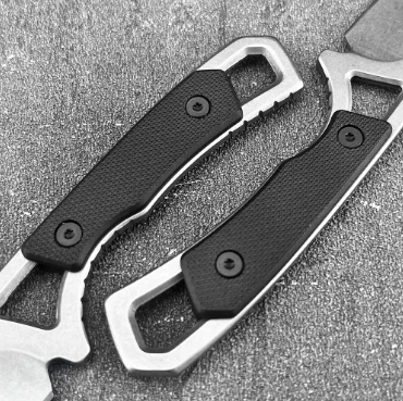 Mini couteau fixe EDC 12,3 cm camping randonnée – Image 10