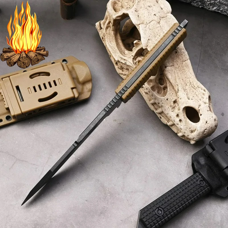 Couteau de poche compact acier inox EDC camping – Image 2