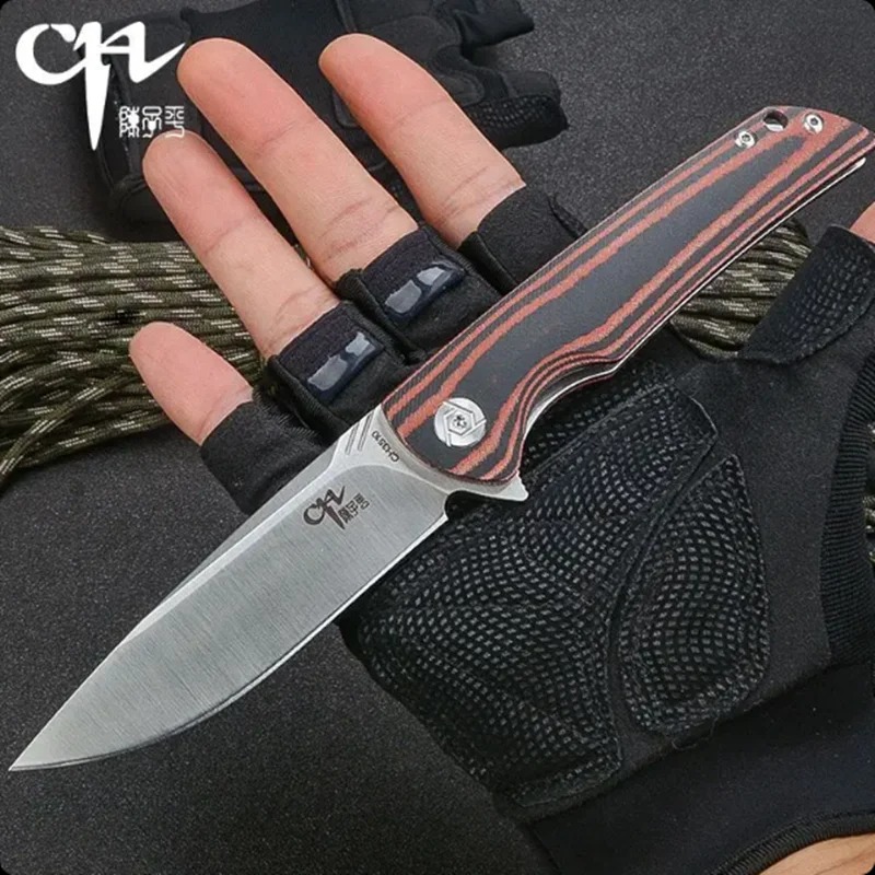 Couteau pliant D2 micarta 21,2 cm EDC camping – Image 6