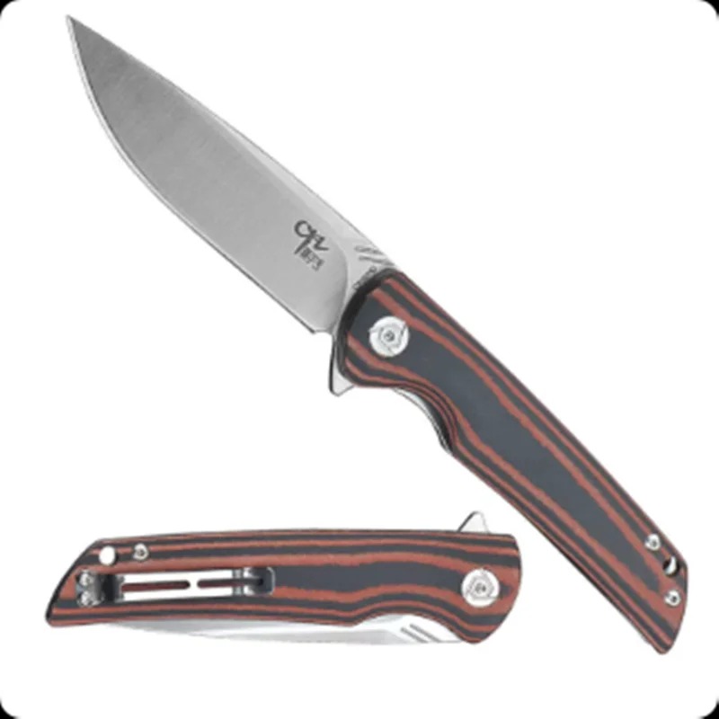 Couteau pliant D2 micarta 21,2 cm EDC camping – Image 2