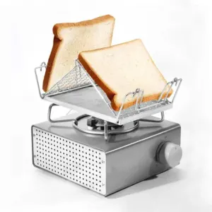 Grille-pain de Camping Pliable 304 – Inox & Randonnée