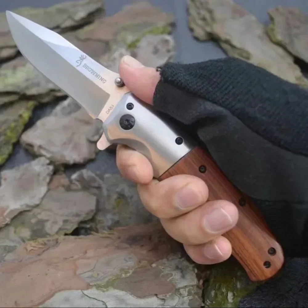 Couteau Pliant XMSJ 20,6cm : Acier Inoxydable & Camping Pro – Image 6