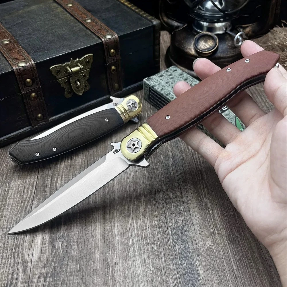 Couteau Reptilian Pro – Acier 440C & Manche G10 Antidérapant