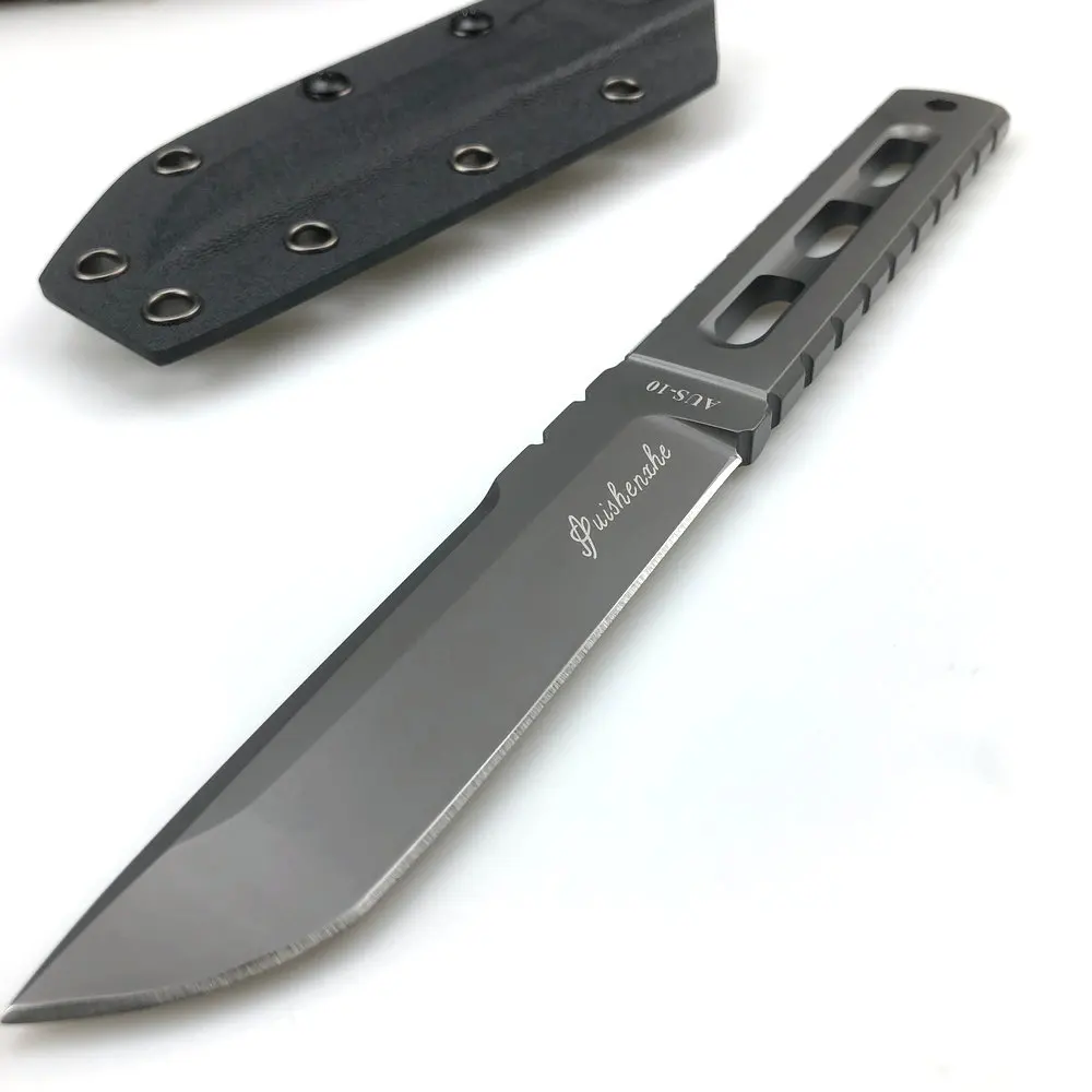 Couteau Fixe TRSKT AUS-10 : Monobloc 6mm et Dureté 61HRC – Image 4