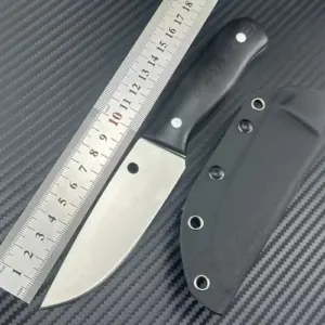 Couteau de Survie 440C Full Tang : 6mm Épaisseur & Manche G10