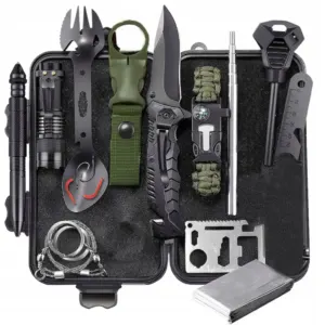 Kit de Survie Militaire Mega 32-en-1 – L'Essentiel de l'Aventurier