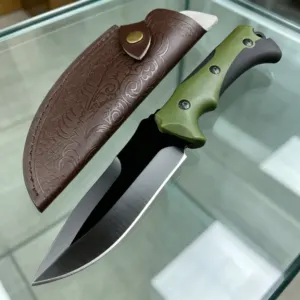 Outil de Campement 22,9 cm : Acier 440 & Étui Cuir PU