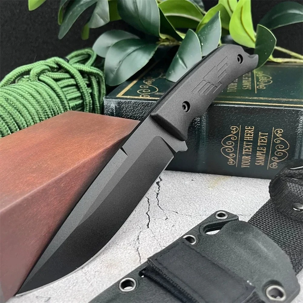 Couteau de Survie 9Cr13Mov : Lame 4mm & Manche Nylon 23cm – Image 7