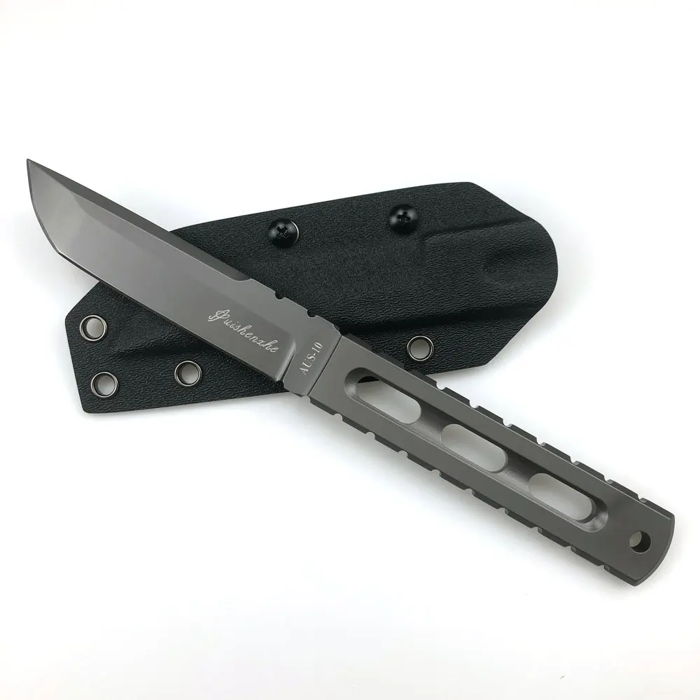 Couteau Fixe TRSKT AUS-10 : Monobloc 6mm et Dureté 61HRC – Image 10