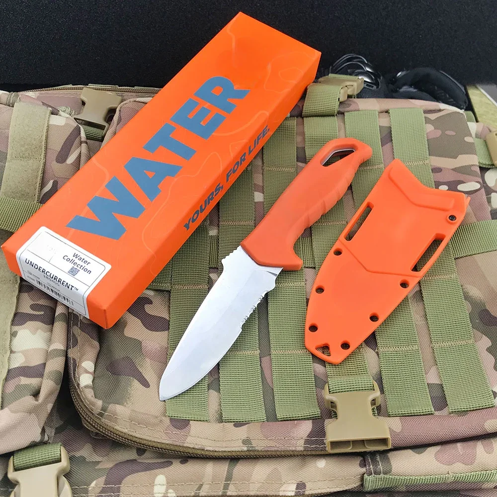 Couteau de Survie D2 – Robustesse et Haute Visibilité – Image 8