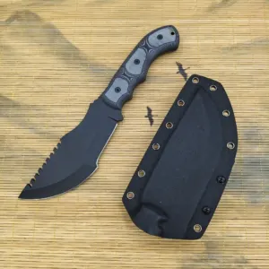 Couteau de Survie Acier 1095 – Puissance et Robustesse Tactique