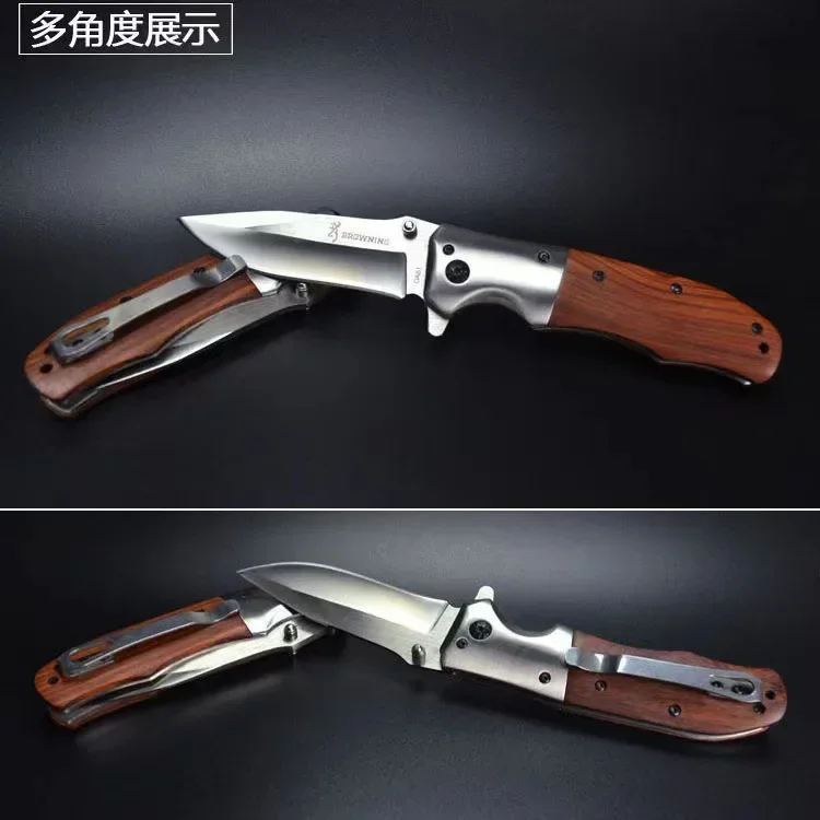 Couteau Pliant XMSJ 20,6cm : Acier Inoxydable & Camping Pro – Image 9