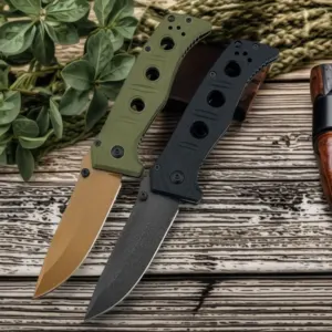 Couteau Tactique D2 G10 : Performance Outdoor Pro