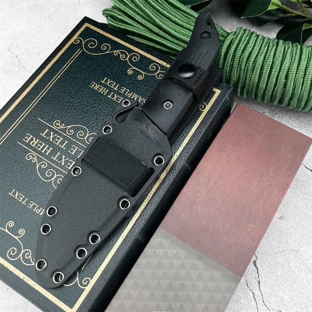 Couteau de Survie 9Cr13Mov : Lame 4mm & Manche Nylon 23cm – Image 10