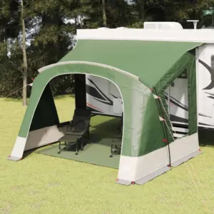 Tente Caravan 5 Pers. : Toit Vert, 410x275cm & Anti-UV