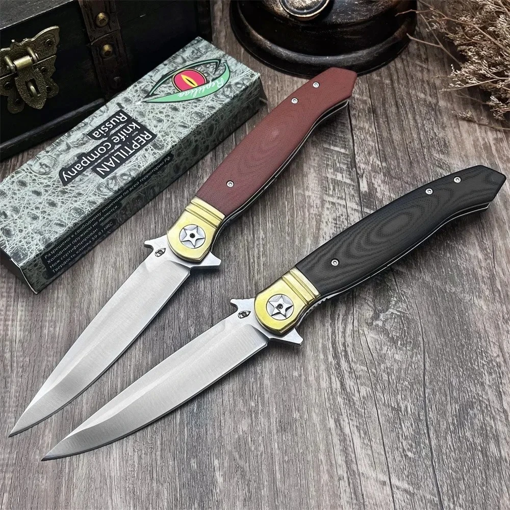 Couteau Reptilian Pro – Acier 440C & Manche G10 Antidérapant – Image 2