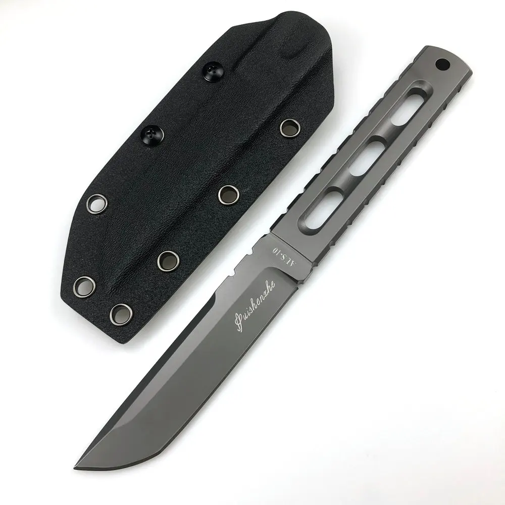 Couteau Fixe TRSKT AUS-10 : Monobloc 6mm et Dureté 61HRC – Image 7